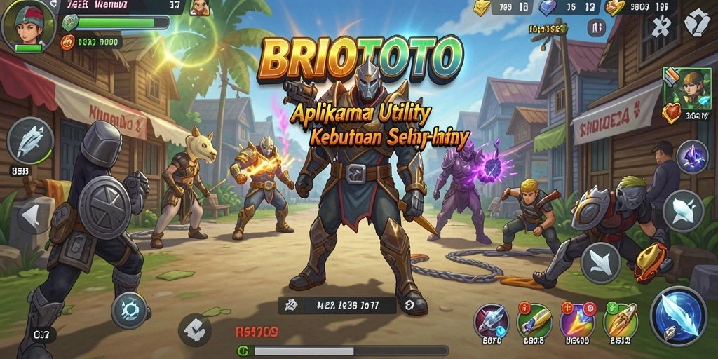 Tampilan antarmuka utama aplikasi BRIOTOTO yang praktis.