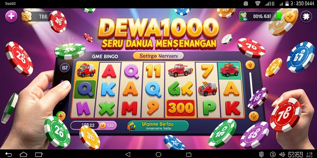 Tampilan gameplay DEWA1000 yang seru dan interaktif.
