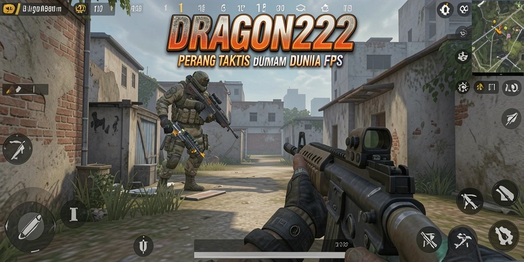 Screenshot permainan DRAGON222 menampilkan aksi tembak-menembak yang nyata.