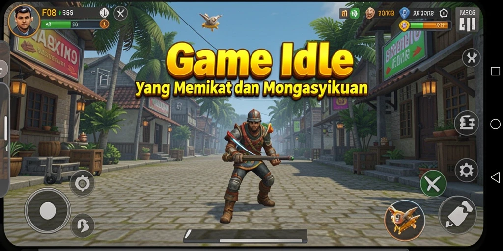 Tampilan gameplay F08 yang menarik dalam mode Idle.