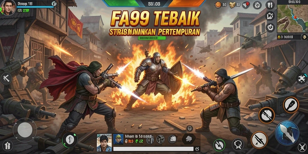 Tampilan permainan menarik dengan strategi dinamis di FA99.