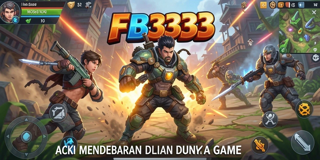 Tangkapan layar FB333 menampilkan aksi pertarungan yang mendebarkan.