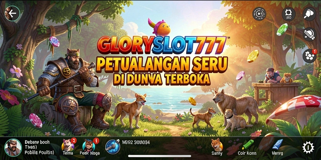 Tampilan menarik dari gameplay <strong>GLORYSLOT777</strong> dalam dunia terbuka yang luas.