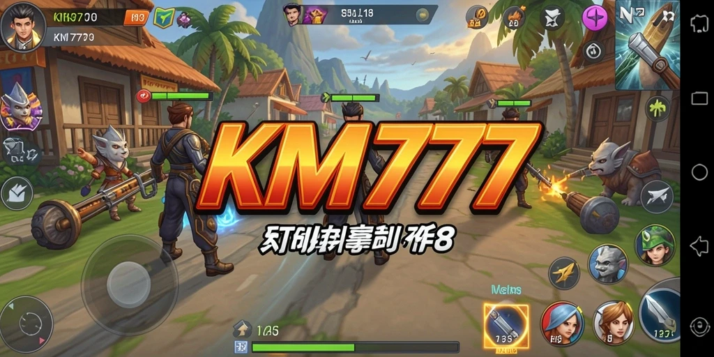 Tampilan gameplay KM777 yang menakjubkan dan strategi yang kompleks.