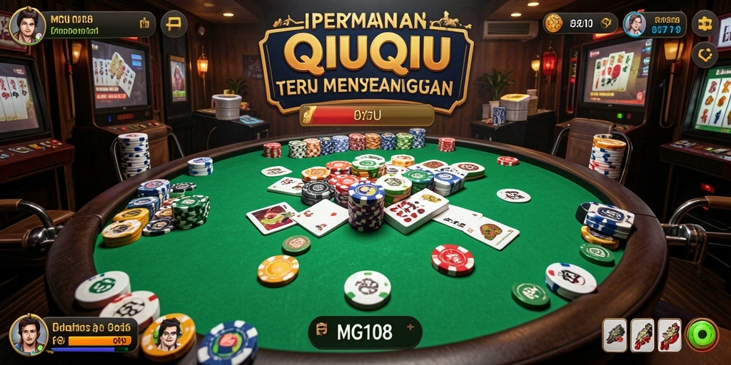 Tampilan gameplay seru dari permainan QiuQiu MG108.