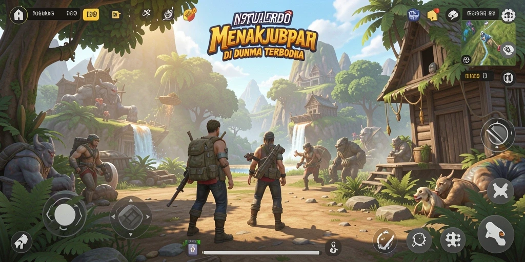 Gameplay N9TURBO yang menakjubkan di dunia terbuka.