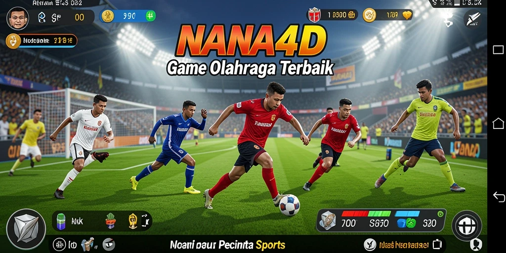 Tampilan gameplay NANA4D yang dinamis dan mengasyikkan.