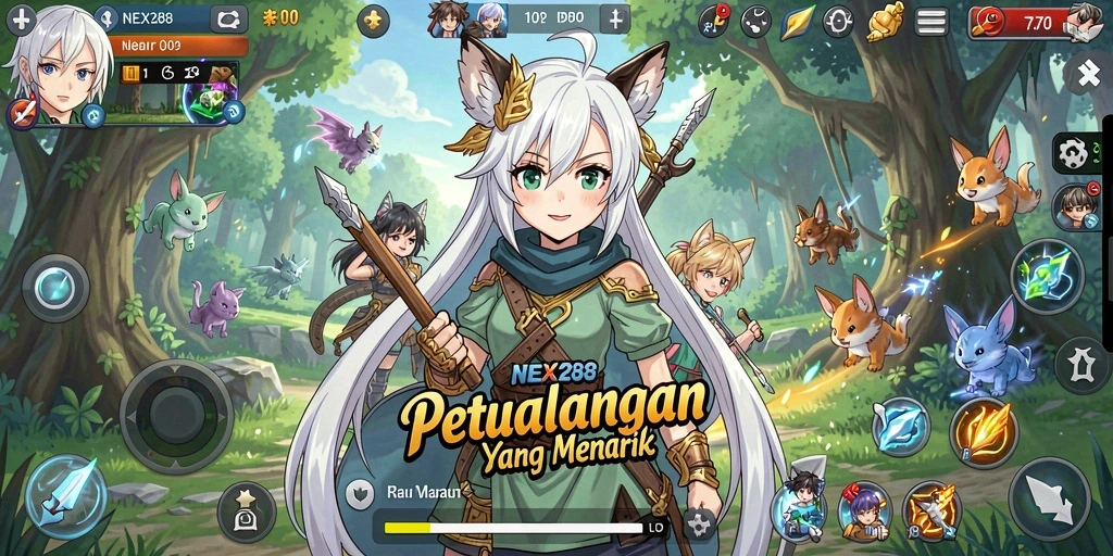 Tampilan menarik gameplay Anime dari NEX288.