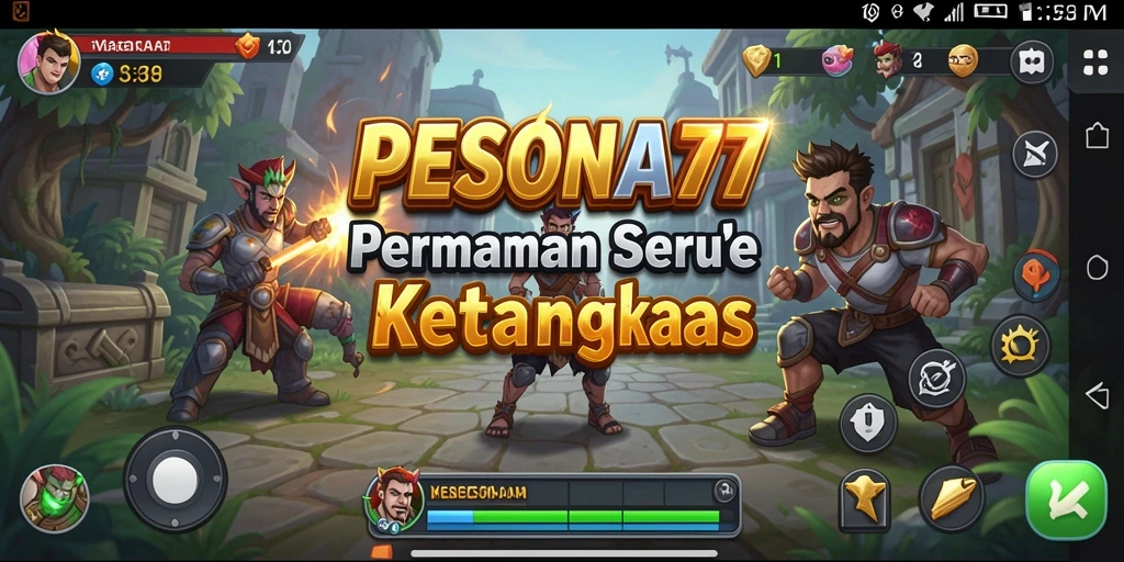Screenshot PESONA77 menampilkan aksi penuh warna dan gameplay yang seru.