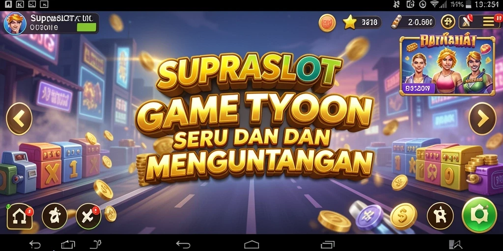 Tampilan menarik dari gameplay SUPRASLOT yang mendebarkan.