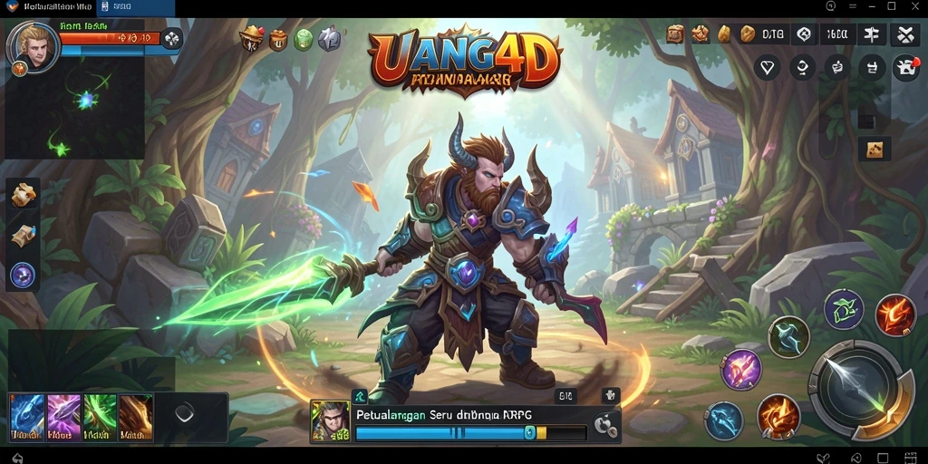 Tampilan menawan dari gameplay ARPG UANG4D yang mendebarkan.