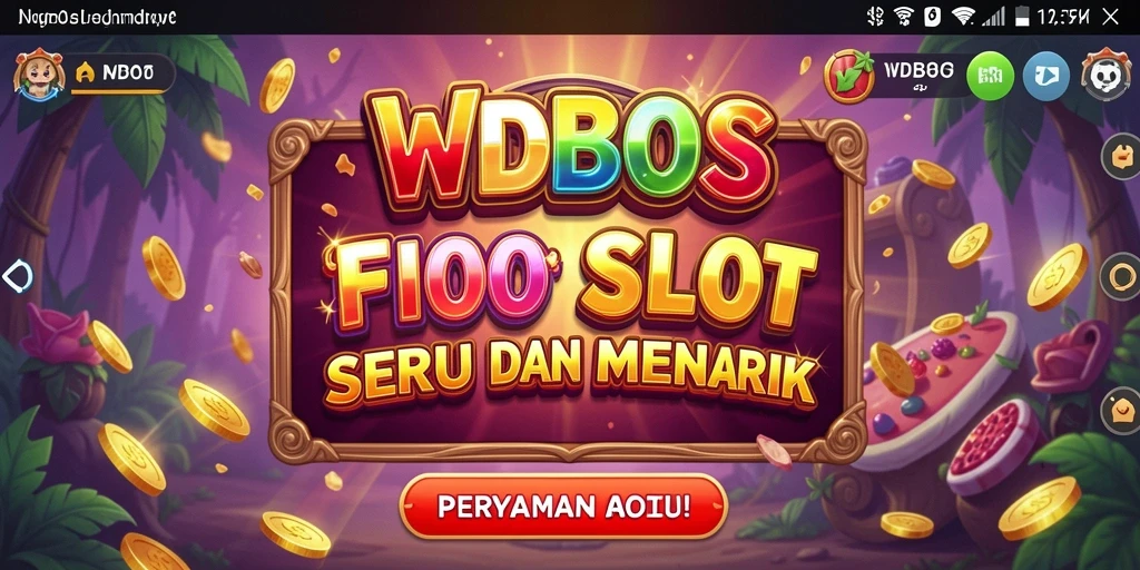 Tampilan menakjubkan gameplay WDBOS dengan berbagai tema Slot.
