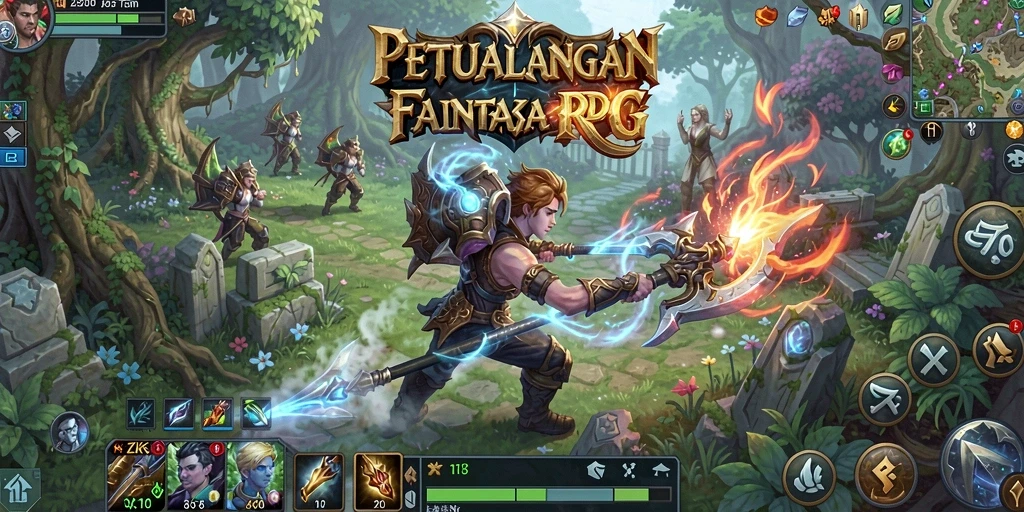 Gameplay ZK6 dengan pertarungan seru dan petualangan mendebarkan.