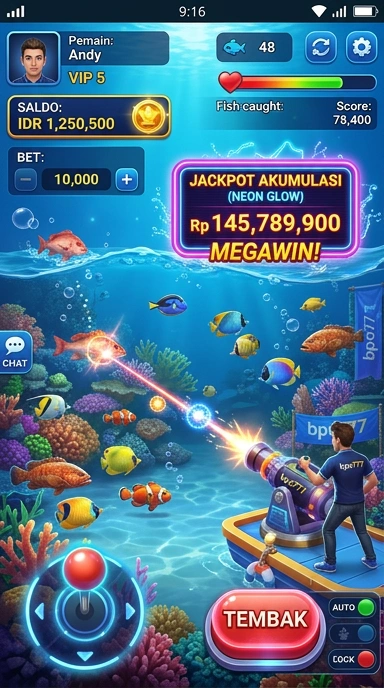 Tampilan antarmuka bpo777 yang sederhana dan intuitif.